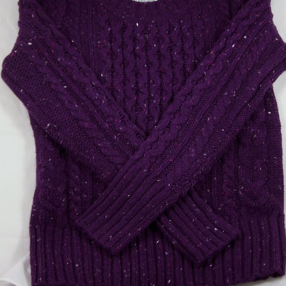 St. John's Bay Imperial Purple Sweater - Picture 3 of 5